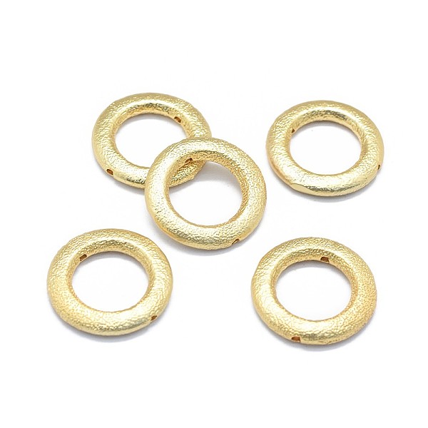 PandaHall Brass Bead Frame, Long-Lasting Plated, Ring, Golden, 24x3.5mm, Hole: 1.5mm, Inner Diameter: 14.5mm Brass Ring
PandaHall Brass Bead Frame, Long-Lasting Plated, Ring, Golden, 24x3.5mm, Hole: 1.5mm, Inner Diameter: 14.5mm Brass Ring