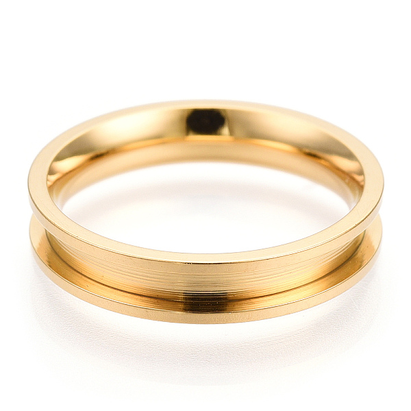 PandaHall 201 Stainless Steel Grooved Finger Ring Settings, Ring Core Blank, for Inlay Ring Jewelry Making, Golden, Inner Diameter: 17mm...
PandaHall 201 Stainless Steel Grooved Finger Ring Settings, Ring Core Blank, for Inlay Ring Jewelry Making, Golden, Inner Diameter: 17mm...