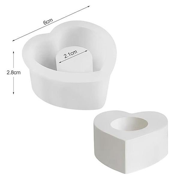 PandaHall Silhouette Silicone Candle Holder Molds, Resin Casting Molds, for UV Resin, Epoxy Resin Craft Making, White, 6x2.8cm Silicone...
PandaHall Silhouette Silicone Candle Holder Molds, Resin Casting Molds, for UV Resin, Epoxy Resin Craft Making, White, 6x2.8cm Silicone...