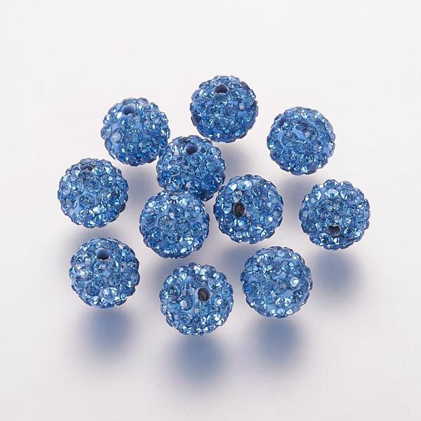 PandaHall Polymer Clay Rhinestone Beads, Grade A, Round, Pave Disco Ball Beads, Light Sapphire, 10x9.5mm, Hole: 1.5mm Polymer Clay+Glass..., Blue
PandaHall Polymer Clay Rhinestone Beads, Grade A, Round, Pave Disco Ball Beads, Light Sapphire, 10x9.5mm, Hole: 1.5mm Polymer Clay+Glass..., Blue