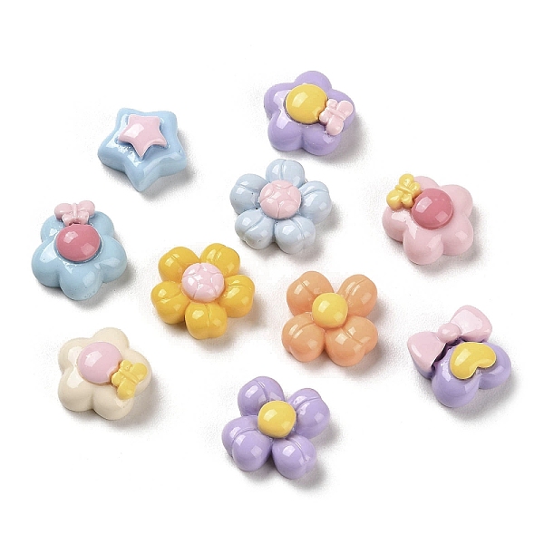 PandaHall Opaque Reisn Cabochons, Flower & Star & Candy, Mixed Shapes, Mixed Color, 11.5~14x11~14x6~7mm Resin Mixed Shapes Multicolor
PandaHall Opaque Reisn Cabochons, Flower & Star & Candy, Mixed Shapes, Mixed Color, 11.5~14x11~14x6~7mm Resin Mixed Shapes Multicolor