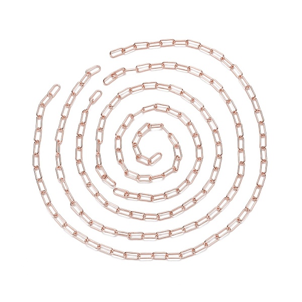 PandaHall Unwelded Iron Paperclip Chains, Drawn Elongated Cable Chains, Rose Gold, 14x6x1.4mm, about 40cm/45cm/50cm/55cm, 4 strands/set...
PandaHall Unwelded Iron Paperclip Chains, Drawn Elongated Cable Chains, Rose Gold, 14x6x1.4mm, about 40cm/45cm/50cm/55cm, 4 strands/set...