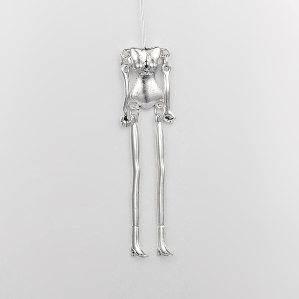 PandaHall Tibetan Style Alloy Human Body Skeleton For DIY Toy Doll Making, Cadmium Free & Nickel Free & Lead Free, Antique Silver...
PandaHall Tibetan Style Alloy Human Body Skeleton For DIY Toy Doll Making, Cadmium Free & Nickel Free & Lead Free, Antique Silver...