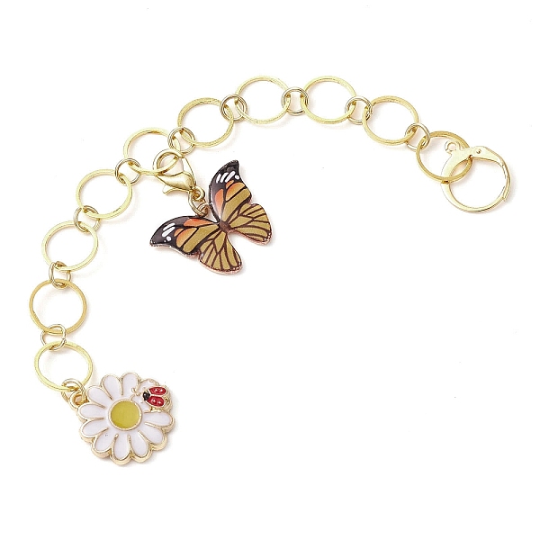 PandaHall 304 Stainless Steel Knitting Row Counter Chains, with Alloy Enamel Pendant, Butterfly, 14.3cm Alloy+Enamel Butterfly
PandaHall 304 Stainless Steel Knitting Row Counter Chains, with Alloy Enamel Pendant, Butterfly, 14.3cm Alloy+Enamel Butterfly
