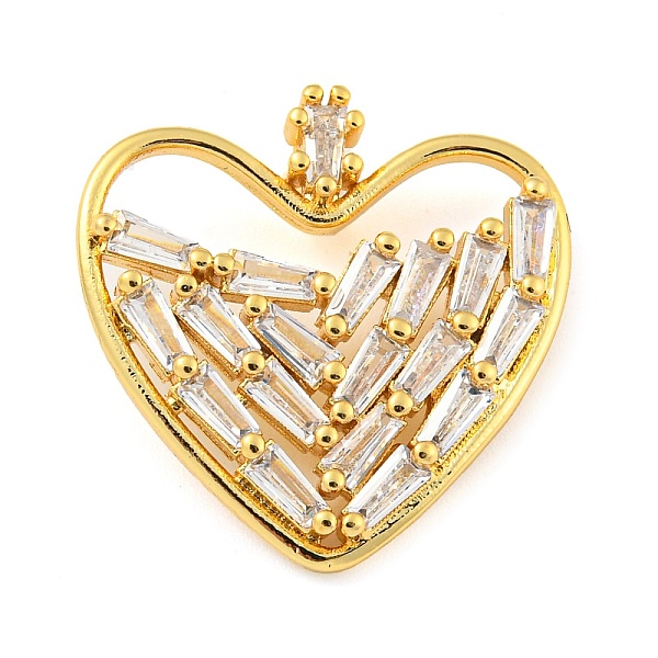 PandaHall Rack Plating Brass Micro Pave Cubic Zirconia Pendants, Cadmium Free & Lead Free, Long-Lasting Plated, Heart, Real 18K Gold Plated..., Clear
PandaHall Rack Plating Brass Micro Pave Cubic Zirconia Pendants, Cadmium Free & Lead Free, Long-Lasting Plated, Heart, Real 18K Gold Plated..., Clear