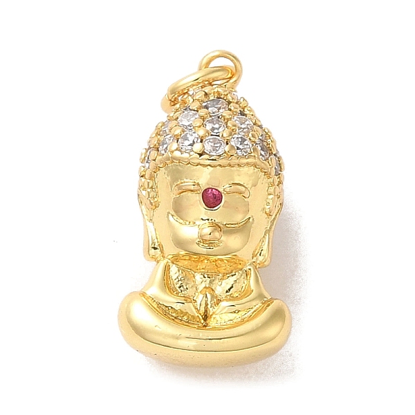 PandaHall Brass Micro Pave Clear Cubic Zirconia Pendants, with Jump Rings, Real 14K Gold Plated, Figure of Buddha, 15x8x7mm, Hole: 2.5mm...
PandaHall Brass Micro Pave Clear Cubic Zirconia Pendants, with Jump Rings, Real 14K Gold Plated, Figure of Buddha, 15x8x7mm, Hole: 2.5mm...