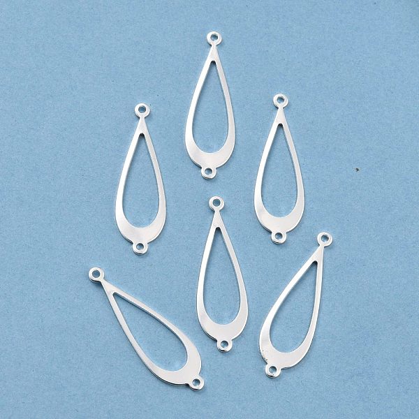 PandaHall Brass Link Connectors, Long-Lasting Plated, Teardrops, Silver, 30x10x1mm, Hole: 1.2mm Brass Teardrop
PandaHall Brass Link Connectors, Long-Lasting Plated, Teardrops, Silver, 30x10x1mm, Hole: 1.2mm Brass Teardrop