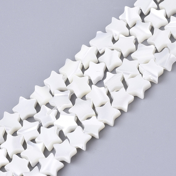 PandaHall Natural Trochid Shell/Trochus Shell Bead Strands, Star, 8x8x2mm, Hole: 0.8mm, about 59pcs/strand, 15.75 inch(40cm) Trochus Shell...
PandaHall Natural Trochid Shell/Trochus Shell Bead Strands, Star, 8x8x2mm, Hole: 0.8mm, about 59pcs/strand, 15.75 inch(40cm) Trochus Shell...
