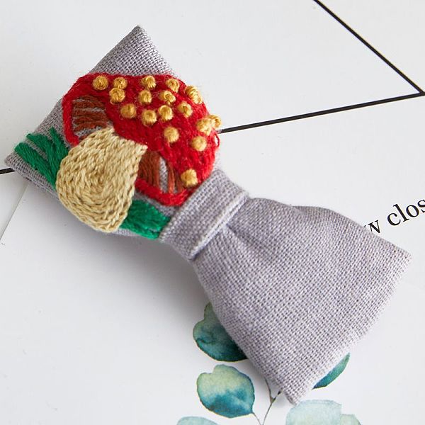 PandaHall Bowknot Hair Clip Embroidery Beginner Kits, including Embroidery Fabric & Thread, Needle, Embroidery Hoop, Instruction, Elastic...
PandaHall Bowknot Hair Clip Embroidery Beginner Kits, including Embroidery Fabric & Thread, Needle, Embroidery Hoop, Instruction, Elastic...