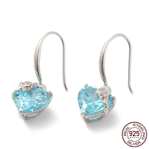 PandaHall Cubic Zirconia Heart Dangle Earrings, Real Platinum Plated Rhodium Plated 925 Sterling Silver Earrings for Women, Dodger Blue...
PandaHall Cubic Zirconia Heart Dangle Earrings, Real Platinum Plated Rhodium Plated 925 Sterling Silver Earrings for Women, Dodger Blue...