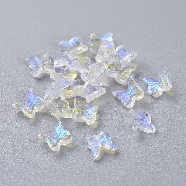 PandaHall Transparent Glass Cabochons, 3D Butterfly Shape, Mixed Color, 7x7.5x3.5mm Glass Butterfly Multicolor
PandaHall Transparent Glass Cabochons, 3D Butterfly Shape, Mixed Color, 7x7.5x3.5mm Glass Butterfly Multicolor