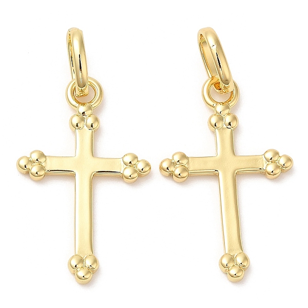 PandaHall Rack Plating Brass Pendants, Long-Lasting Plated, Cadmium Free & Lead Free, Cross Charms, Real 18K Gold Plated, 25x15x2mm, Hole...
PandaHall Rack Plating Brass Pendants, Long-Lasting Plated, Cadmium Free & Lead Free, Cross Charms, Real 18K Gold Plated, 25x15x2mm, Hole...