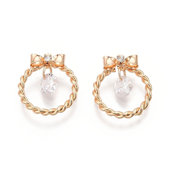 PandaHall Wreath Brass Micro Pave Clear Cubic Zirconia Pendants, with Glass, Nickel Free, Real 18K Gold Plated, 18x16x6mm, Hole: 0.8mm...
PandaHall Wreath Brass Micro Pave Clear Cubic Zirconia Pendants, with Glass, Nickel Free, Real 18K Gold Plated, 18x16x6mm, Hole: 0.8mm...