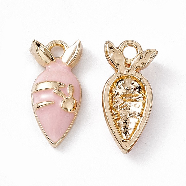 PandaHall Alloy Enamel Pendants, Golden, Carrot with Rabbit Charm, Pink, 17x8x3.5mm, Hole: 1.8mm Alloy+Enamel Others Pink
PandaHall Alloy Enamel Pendants, Golden, Carrot with Rabbit Charm, Pink, 17x8x3.5mm, Hole: 1.8mm Alloy+Enamel Others Pink