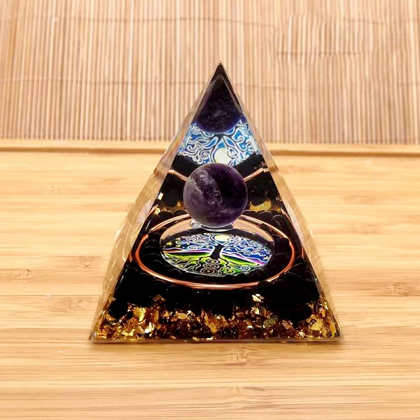 PandaHall Resin Pyramid Energy Tower, for Home Ornaments Meditation Office Feng Shui Decoration, Indigo, 60x60x60mm Resin Pyramid Purple
PandaHall Resin Pyramid Energy Tower, for Home Ornaments Meditation Office Feng Shui Decoration, Indigo, 60x60x60mm Resin Pyramid Purple