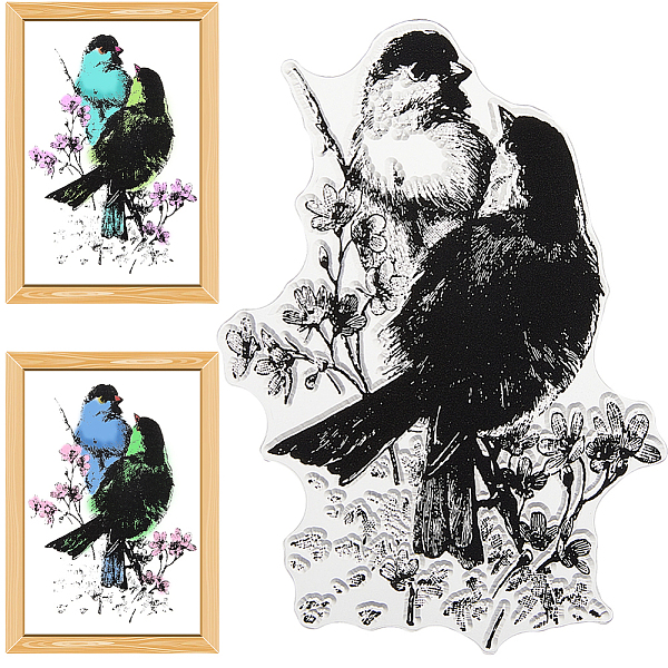 PandaHall Clear Silicone Stamps, for DIY Scrapbooking, Photo Album Decorative, Cards Making, Bird, 160x110x3mm Silicone Bird
PandaHall Clear Silicone Stamps, for DIY Scrapbooking, Photo Album Decorative, Cards Making, Bird, 160x110x3mm Silicone Bird