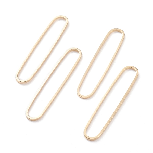 PandaHall Brass Linking Rings, Long-Lasting Plated, Oval, Real 24K Gold Plated, 48x9.5x1mm, Inner Diameter: 45.5x7.5mm Brass Oval
PandaHall Brass Linking Rings, Long-Lasting Plated, Oval, Real 24K Gold Plated, 48x9.5x1mm, Inner Diameter: 45.5x7.5mm Brass Oval