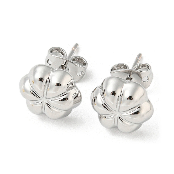 PandaHall Flower Rack Plating Brass Stud Earrings, Long-Lasting Plated, Lead Free & Cadmium Free, Platinum, 7.5x8.5mm Brass Flower
PandaHall Flower Rack Plating Brass Stud Earrings, Long-Lasting Plated, Lead Free & Cadmium Free, Platinum, 7.5x8.5mm Brass Flower