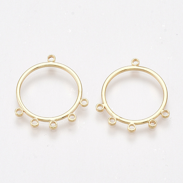 PandaHall Brass Chandelier Components Links, Nickel Free, Real 18K Gold Plated, Ring, 20x18x1mm, Hole: 1.2mm Brass Ring
PandaHall Brass Chandelier Components Links, Nickel Free, Real 18K Gold Plated, Ring, 20x18x1mm, Hole: 1.2mm Brass Ring
