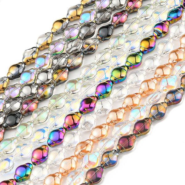 PandaHall Electroplate Glass Beads Strands, Mixed Style, Lantern, Mixed Color, 12.5x9x5.5mm, Hole: 1mm, about 50pcs/strand, 25.43 inch..., Multicolor
PandaHall Electroplate Glass Beads Strands, Mixed Style, Lantern, Mixed Color, 12.5x9x5.5mm, Hole: 1mm, about 50pcs/strand, 25.43 inch..., Multicolor