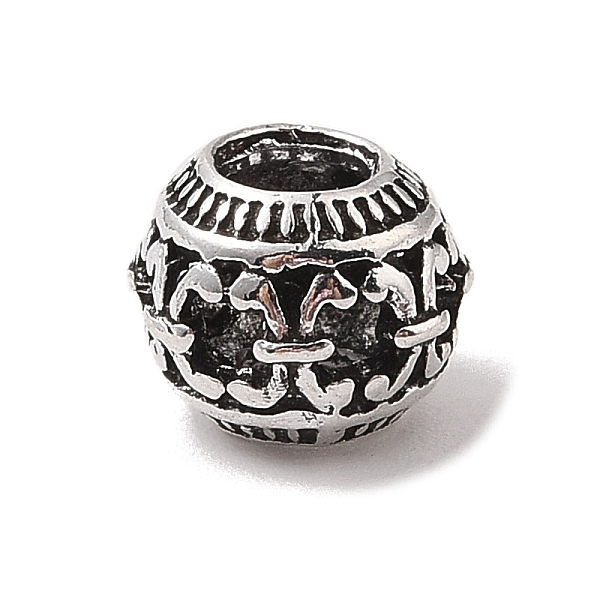 PandaHall Tibetan Style Alloy Beads, Cadmium Free & Nickel Free & Lead Free, Round, Antique Silver, 8.5x7mm, Hole: 3.8mm Alloy Round
PandaHall Tibetan Style Alloy Beads, Cadmium Free & Nickel Free & Lead Free, Round, Antique Silver, 8.5x7mm, Hole: 3.8mm Alloy Round