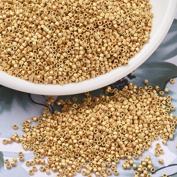 PandaHall MIYUKI Delica Beads Small, Cylinder, Japanese Seed Beads, 15/0, (DBS0331) Matte 24kt Gold Plated, 1.1x1.3mm, Hole: 0.7mm, about...
PandaHall MIYUKI Delica Beads Small, Cylinder, Japanese Seed Beads, 15/0, (DBS0331) Matte 24kt Gold Plated, 1.1x1.3mm, Hole: 0.7mm, about...