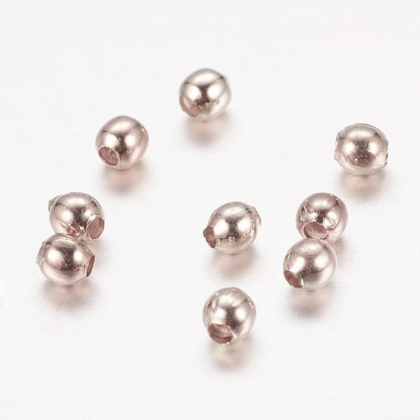 PandaHall Iron Spacer Beads, Cadmium Free & Lead Free, Round, Rose Gold, 2.5mm, Hole: 1mm Iron Round
PandaHall Iron Spacer Beads, Cadmium Free & Lead Free, Round, Rose Gold, 2.5mm, Hole: 1mm Iron Round
