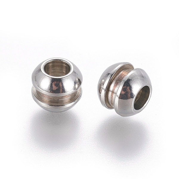 PandaHall 202 Stainless Steel Beads, Stainless Steel Color, 8x7mm, Hole: 4mm 202 Stainless Steel Rondelle
PandaHall 202 Stainless Steel Beads, Stainless Steel Color, 8x7mm, Hole: 4mm 202 Stainless Steel Rondelle