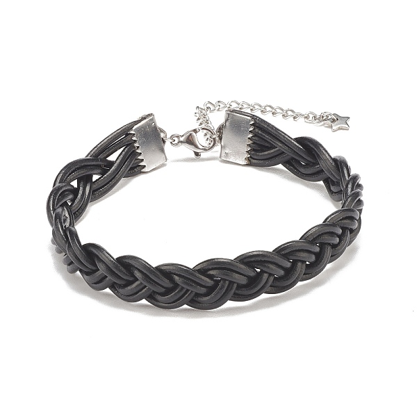 PandaHall Cowhide Leather Braided Cord Bracelets for Men Women, Black, 7-1/2 inch(19cm) Leather Black
PandaHall Cowhide Leather Braided Cord Bracelets for Men Women, Black, 7-1/2 inch(19cm) Leather Black