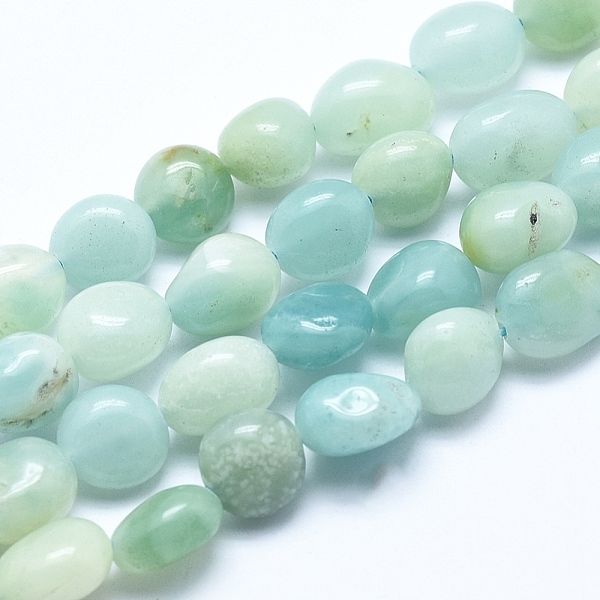 PandaHall Natural Amazonite Beads Strands, Tumbled Stone, Nuggets, 8~10mm, Hole: 0.8mm, about 30~35pcs/strand, 15.7 inch(40cm) Amazonite...
PandaHall Natural Amazonite Beads Strands, Tumbled Stone, Nuggets, 8~10mm, Hole: 0.8mm, about 30~35pcs/strand, 15.7 inch(40cm) Amazonite...