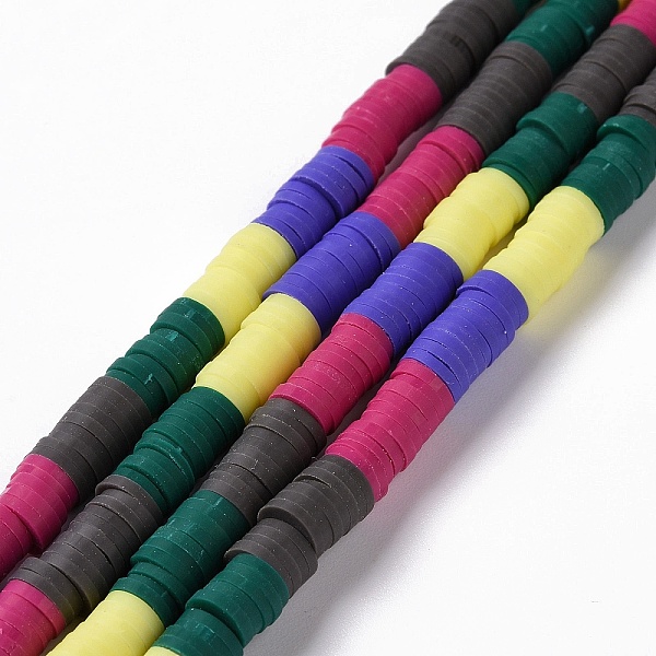 PandaHall Handmade Polymer Clay Bead Strands, Heishi Beads, Disc/Flat Round, Mauve, 6x0.2~2mm, Hole: 2mm, about 325~330pcs/strand, 15.12~..., Purple
PandaHall Handmade Polymer Clay Bead Strands, Heishi Beads, Disc/Flat Round, Mauve, 6x0.2~2mm, Hole: 2mm, about 325~330pcs/strand, 15.12~..., Purple