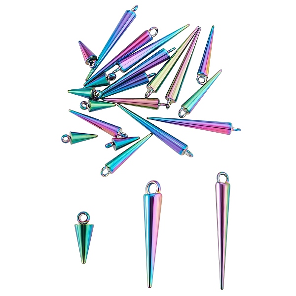 PandaHall 24Pcs 3 Style Alloy Pendants & Rack Plating Rainbow Color 304 Stainless Steel Charms, Cadmium Free & Nickel Free & Lead Free...
PandaHall 24Pcs 3 Style Alloy Pendants & Rack Plating Rainbow Color 304 Stainless Steel Charms, Cadmium Free & Nickel Free & Lead Free...