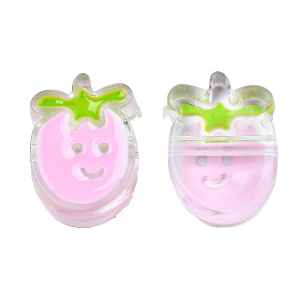 PandaHall Transparent Acrylic Enamel Beads, Strawberry, Pearl Pink, 25x18x8mm, Hole: 3.5mm Acrylic Fruit
PandaHall Transparent Acrylic Enamel Beads, Strawberry, Pearl Pink, 25x18x8mm, Hole: 3.5mm Acrylic Fruit