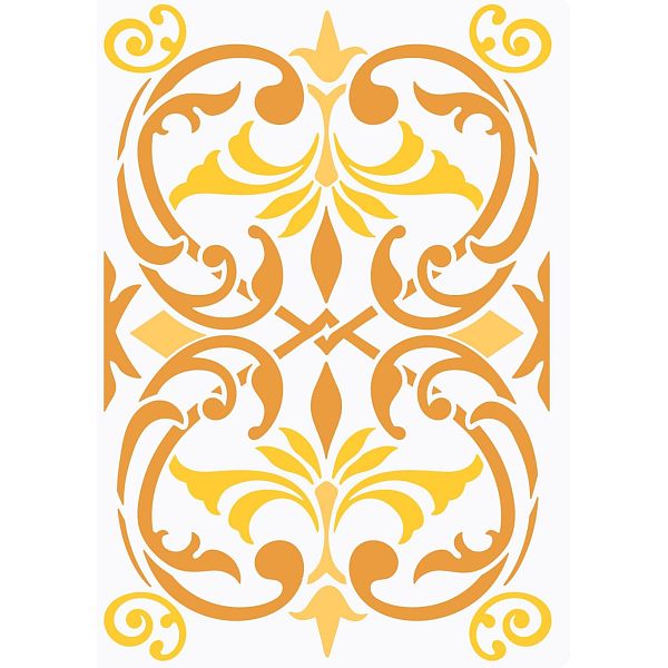 PandaHall FINGERINSPIRE Geometric Vine Floral Stencil 11.7x8.3 inch Plastic PET Symmetrical Floral Stencil Large Reusable Vine Leaf Tile...
PandaHall FINGERINSPIRE Geometric Vine Floral Stencil 11.7x8.3 inch Plastic PET Symmetrical Floral Stencil Large Reusable Vine Leaf Tile...