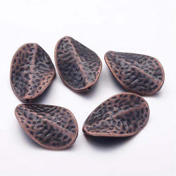 PandaHall Tibetan Style Alloy Beads, Twist, Lead Free & Cadmium Free, Red Copper Color, about 27.5mm long, 18mm wide, 3mm thick, hole: 1mm...
PandaHall Tibetan Style Alloy Beads, Twist, Lead Free & Cadmium Free, Red Copper Color, about 27.5mm long, 18mm wide, 3mm thick, hole: 1mm...
