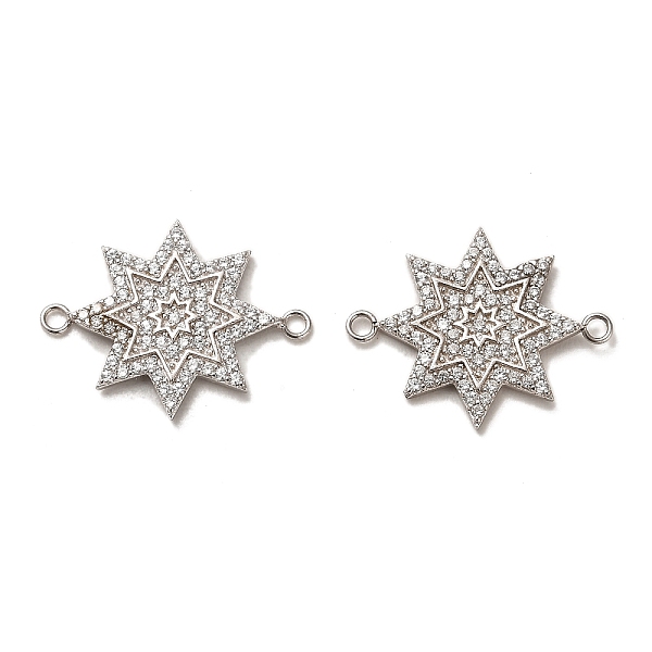 PandaHall 925 Sterling Silver Connector Charms, with Clear Cubic Zirconia, Star, Real Platinum Plated, 16.5x20.5x1.7mm, Hole: 1mm Sterling...
PandaHall 925 Sterling Silver Connector Charms, with Clear Cubic Zirconia, Star, Real Platinum Plated, 16.5x20.5x1.7mm, Hole: 1mm Sterling...