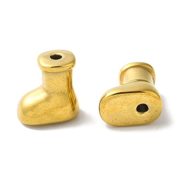 PandaHall 304 Stainless Steel Beads, Shoes, Golden, 10x10x6.5mm, Hole: 1.6mm 304 Stainless Steel Shoes
PandaHall 304 Stainless Steel Beads, Shoes, Golden, 10x10x6.5mm, Hole: 1.6mm 304 Stainless Steel Shoes
