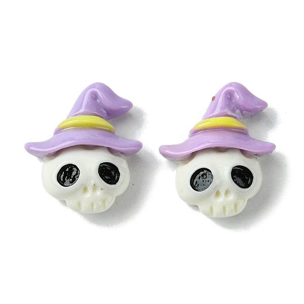 PandaHall Halloween Theme Opaque Resin Decoden Cabochons, Skull with Witch Hat, 15x12.5x6mm Resin Skull
PandaHall Halloween Theme Opaque Resin Decoden Cabochons, Skull with Witch Hat, 15x12.5x6mm Resin Skull