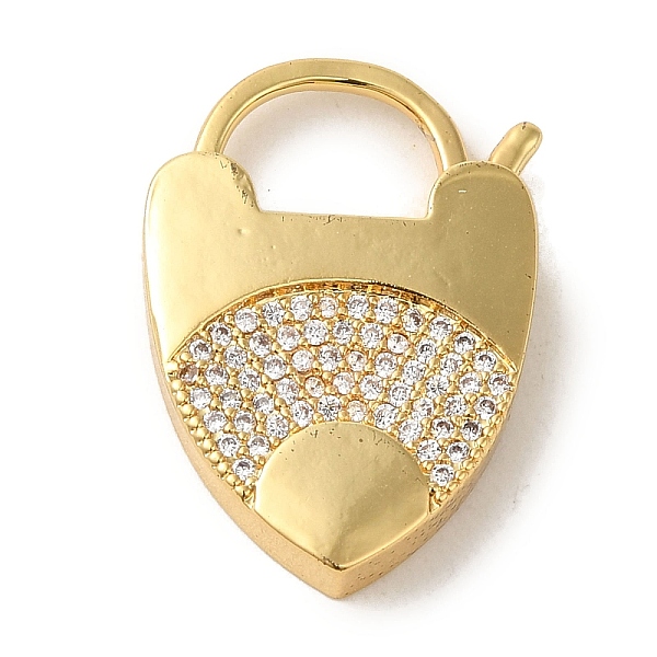 PandaHall Brass Micro Pave CLear Cubic Zirconia Clasps, Shield, Real 18K Gold Plated, 25x17.5x3.8mm Brass Others
PandaHall Brass Micro Pave CLear Cubic Zirconia Clasps, Shield, Real 18K Gold Plated, 25x17.5x3.8mm Brass Others