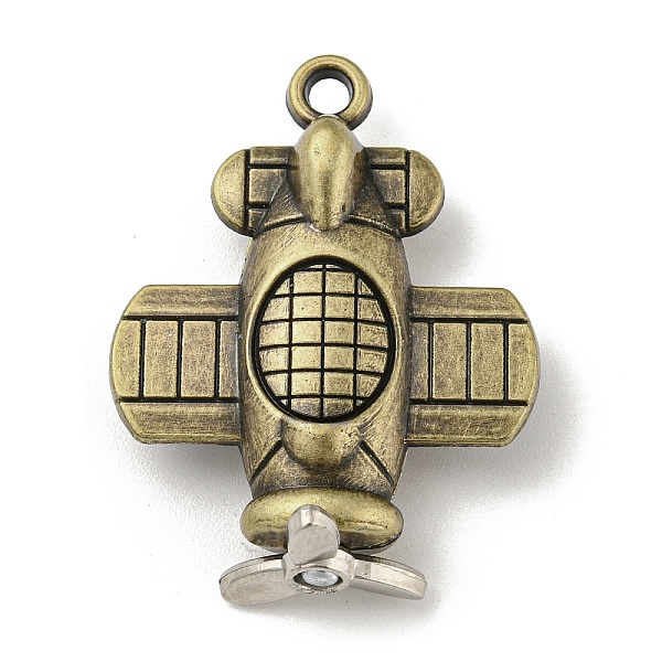 PandaHall Tibetan Style Alloy Pendants, Airplane, Antique Bronze, 38x29.5x12mm, Hole: 3mm Alloy Airplane
PandaHall Tibetan Style Alloy Pendants, Airplane, Antique Bronze, 38x29.5x12mm, Hole: 3mm Alloy Airplane