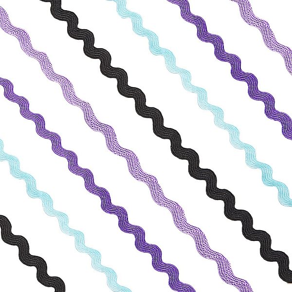 PandaHall Gorgecraft 4 Strands 4 Colors Polyester Wave Bending Fringe Trim, Sewing Ribbon, for Cloth Dress DIY Making Decorate, Mixed Color..., Multicolor
PandaHall Gorgecraft 4 Strands 4 Colors Polyester Wave Bending Fringe Trim, Sewing Ribbon, for Cloth Dress DIY Making Decorate, Mixed Color..., Multicolor