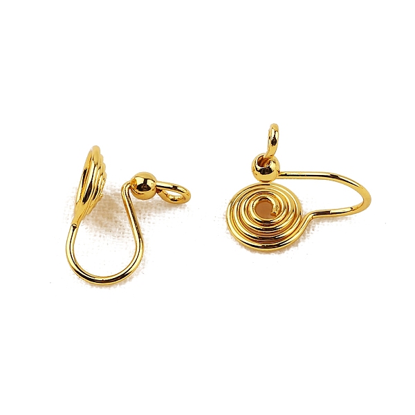 PandaHall Brass Clip-on Earring Findings, for Earring Making, Golden, 15x14mm Brass
PandaHall Brass Clip-on Earring Findings, for Earring Making, Golden, 15x14mm Brass