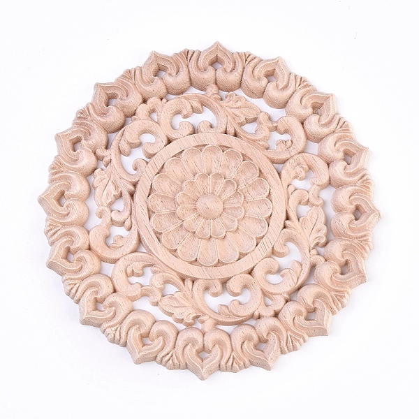PandaHall Rubber Wood Carved Onlay Applique Craft, Unpainted Onlay Furniture Home Decoration, Flat Round, Bisque, 151x8mm Wood Flat Round..., Orange
PandaHall Rubber Wood Carved Onlay Applique Craft, Unpainted Onlay Furniture Home Decoration, Flat Round, Bisque, 151x8mm Wood Flat Round..., Orange