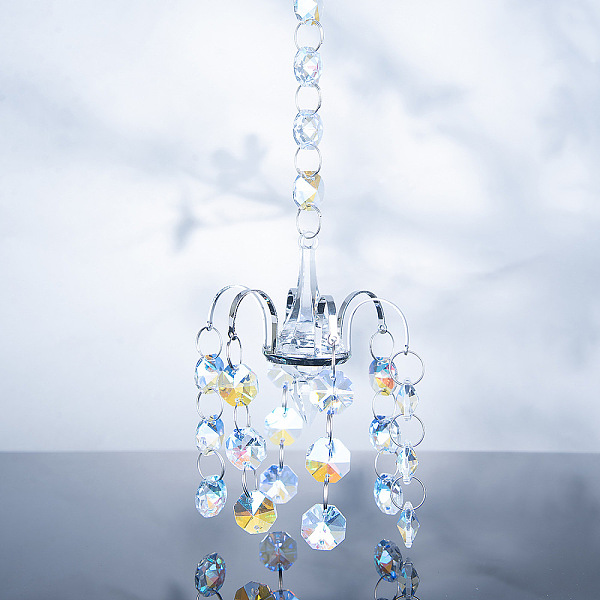 PandaHall Glass Pendant Decoration, Hanging Suncatchers, with Metal Findings, for Garden Window Wedding Home Decoration, Octagon, 245mm...
PandaHall Glass Pendant Decoration, Hanging Suncatchers, with Metal Findings, for Garden Window Wedding Home Decoration, Octagon, 245mm...