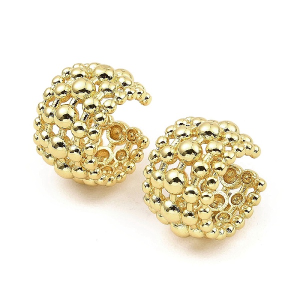 PandaHall Rack Plating Brass Cuff Earring, Long-Lasting Plated, Lead Free & Cadmium Free, Real 18K Gold Plated, 14.5x15.5x10mm Brass
PandaHall Rack Plating Brass Cuff Earring, Long-Lasting Plated, Lead Free & Cadmium Free, Real 18K Gold Plated, 14.5x15.5x10mm Brass