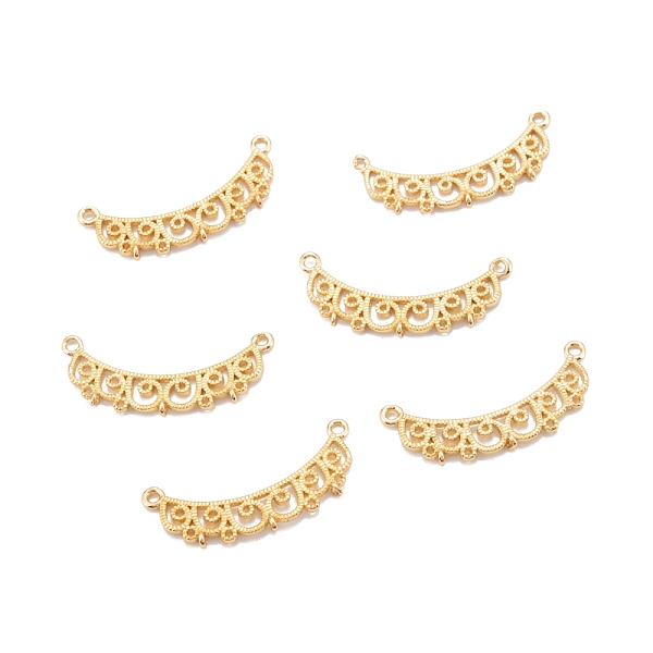 PandaHall Brass Links Connectors, Long-Lasting Plated, Moon, Real 18K Gold Plated, 11x25.5x1mm, Hole: 1.2mm Brass Moon
PandaHall Brass Links Connectors, Long-Lasting Plated, Moon, Real 18K Gold Plated, 11x25.5x1mm, Hole: 1.2mm Brass Moon
