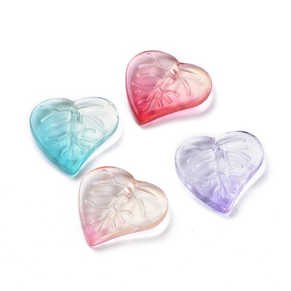 PandaHall Transparent Glass Beads, with Glitter Gold Powder, Two Tone, Leaf, Mixed Color, 15x15x3mm, Hole: 1.2mm Glass Leaf Multicolor
PandaHall Transparent Glass Beads, with Glitter Gold Powder, Two Tone, Leaf, Mixed Color, 15x15x3mm, Hole: 1.2mm Glass Leaf Multicolor