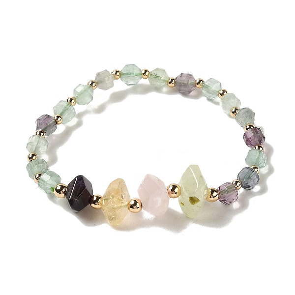 PandaHall Faceted Natural Fluorite Stretch Beaded Bracelets, Nuggets Natural Citrine & Amethyst & Rose Quartz & Rutilated Quartz Bracelets...
PandaHall Faceted Natural Fluorite Stretch Beaded Bracelets, Nuggets Natural Citrine & Amethyst & Rose Quartz & Rutilated Quartz Bracelets...