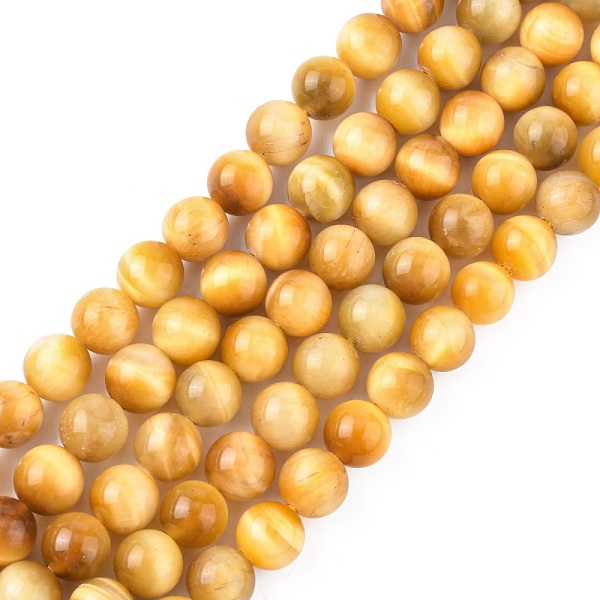 PandaHall Natural Gold Tiger Eye Beads Strands, Round, 8mm, Hole: 1mm Tiger Eye Round Gold
PandaHall Natural Gold Tiger Eye Beads Strands, Round, 8mm, Hole: 1mm Tiger Eye Round Gold