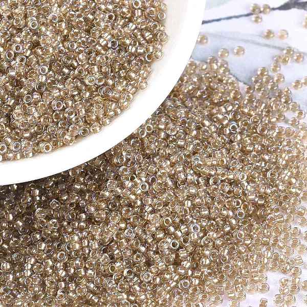 PandaHall MIYUKI Round Rocailles Beads, Japanese Seed Beads, (RR3521) Fancy Lined Blush, 15/0, 1.5mm, Hole: 0.7mm, about 250000pcs/pound..., Pink
PandaHall MIYUKI Round Rocailles Beads, Japanese Seed Beads, (RR3521) Fancy Lined Blush, 15/0, 1.5mm, Hole: 0.7mm, about 250000pcs/pound..., Pink